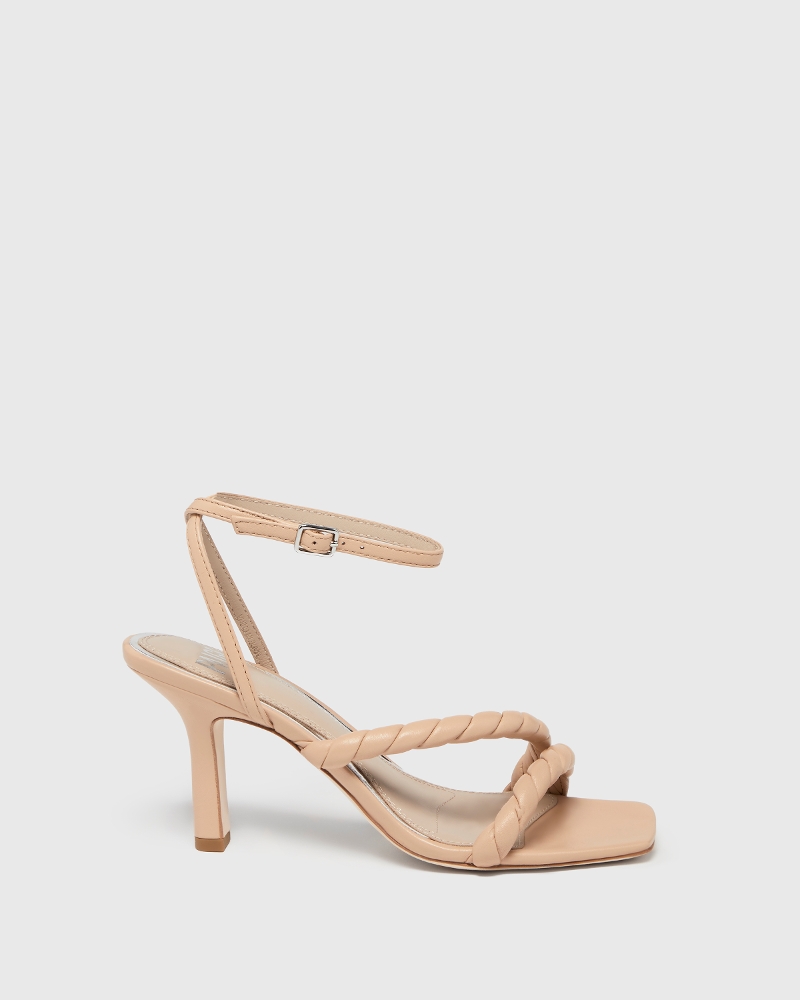 Leslie Sandal - Nude Leather